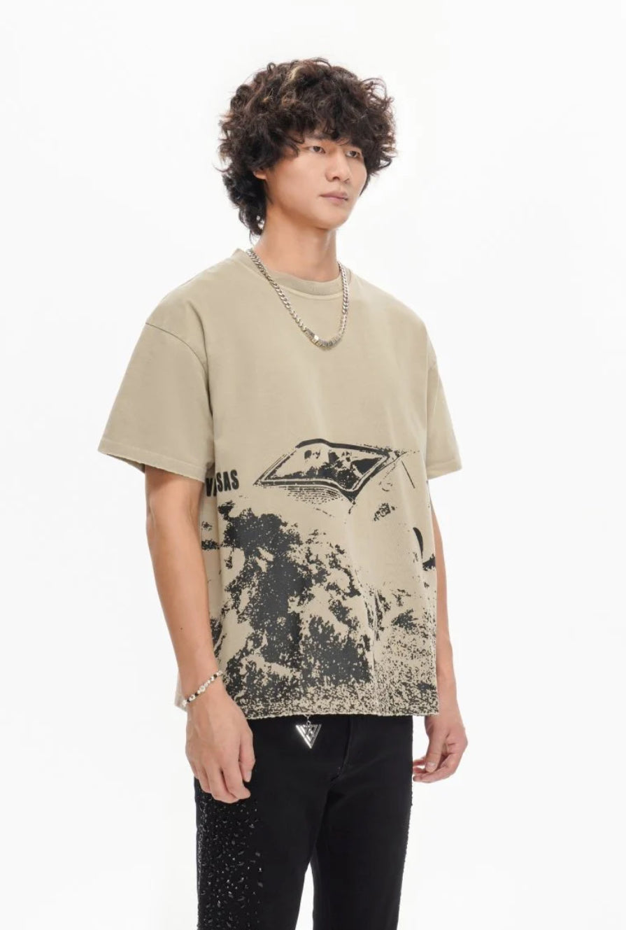 VALABASAS VICTIM TEE KHAKI